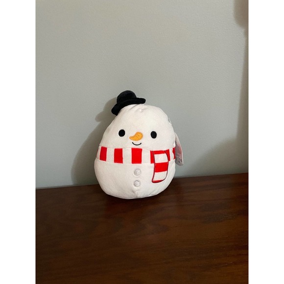 Squishmallows Manny the Snowman 8 inch Stuffed Plush - Picture 1 of 4